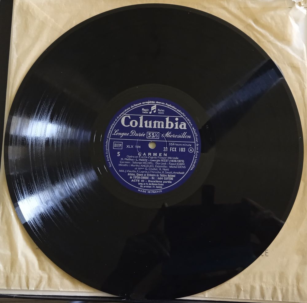 CARMEN de BIZET CD et vinyles