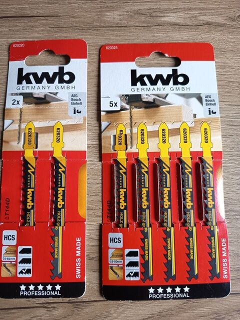 5 ou 2 lames de scie sauteuse neuve KWB 620320 3 Veauche (42)