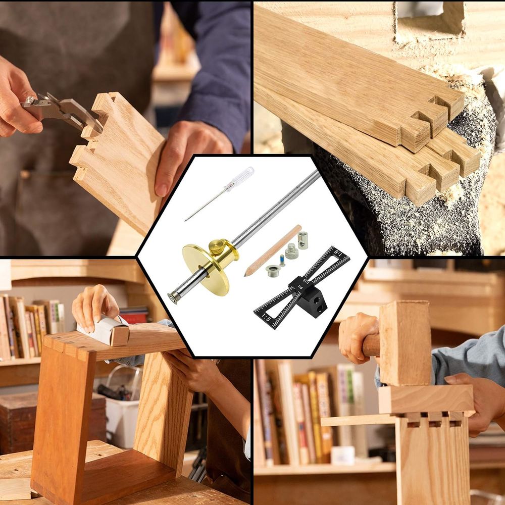 Ensemble d'outils de marquage de roue &agrave; queue d'aronde, Bricolage