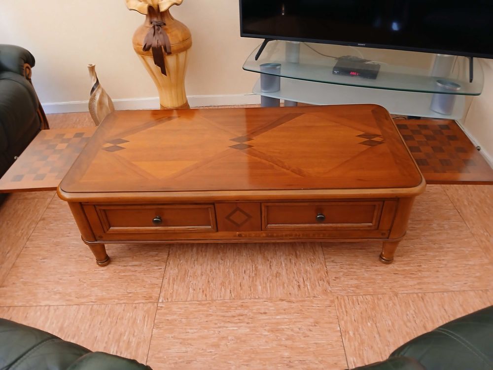 table basse merisier Meubles