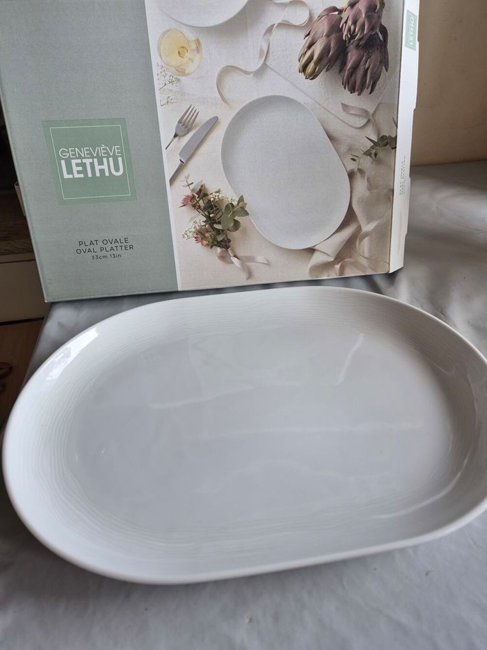 2 Plats ovales Genevi&egrave;ve Lethu Cuisine