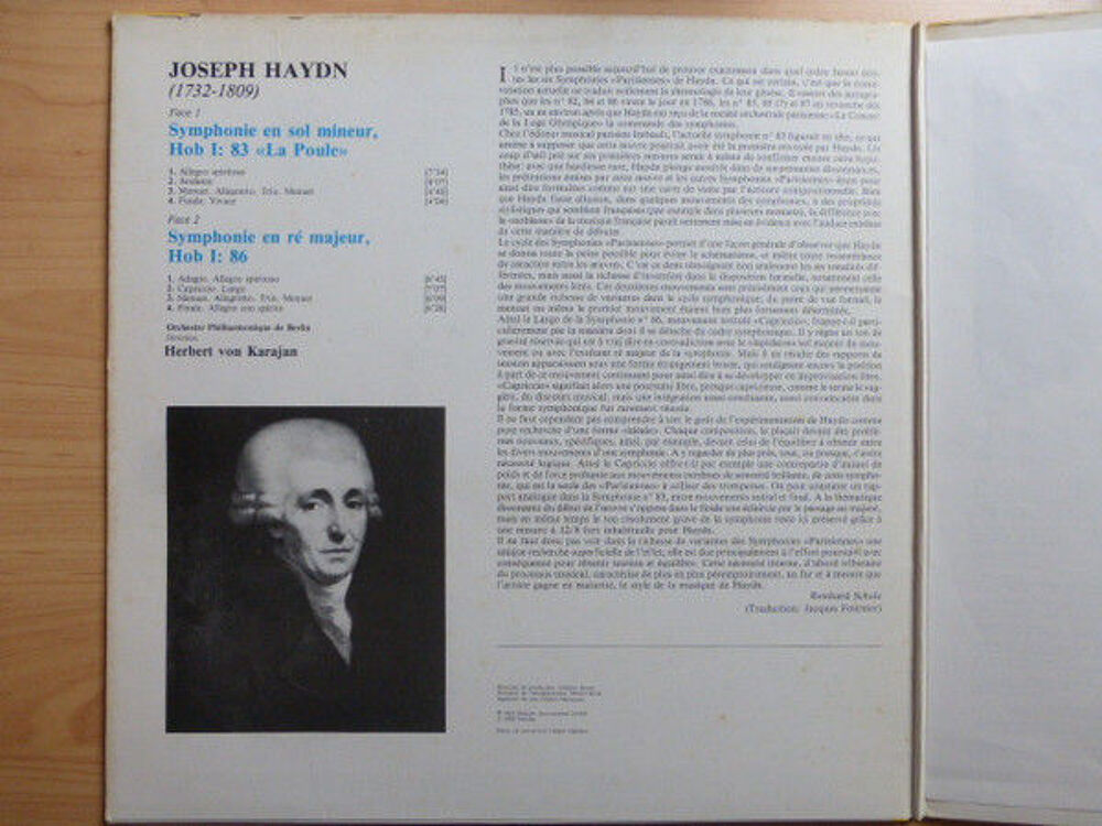 Musique classique Haydn / Karajan CD et vinyles