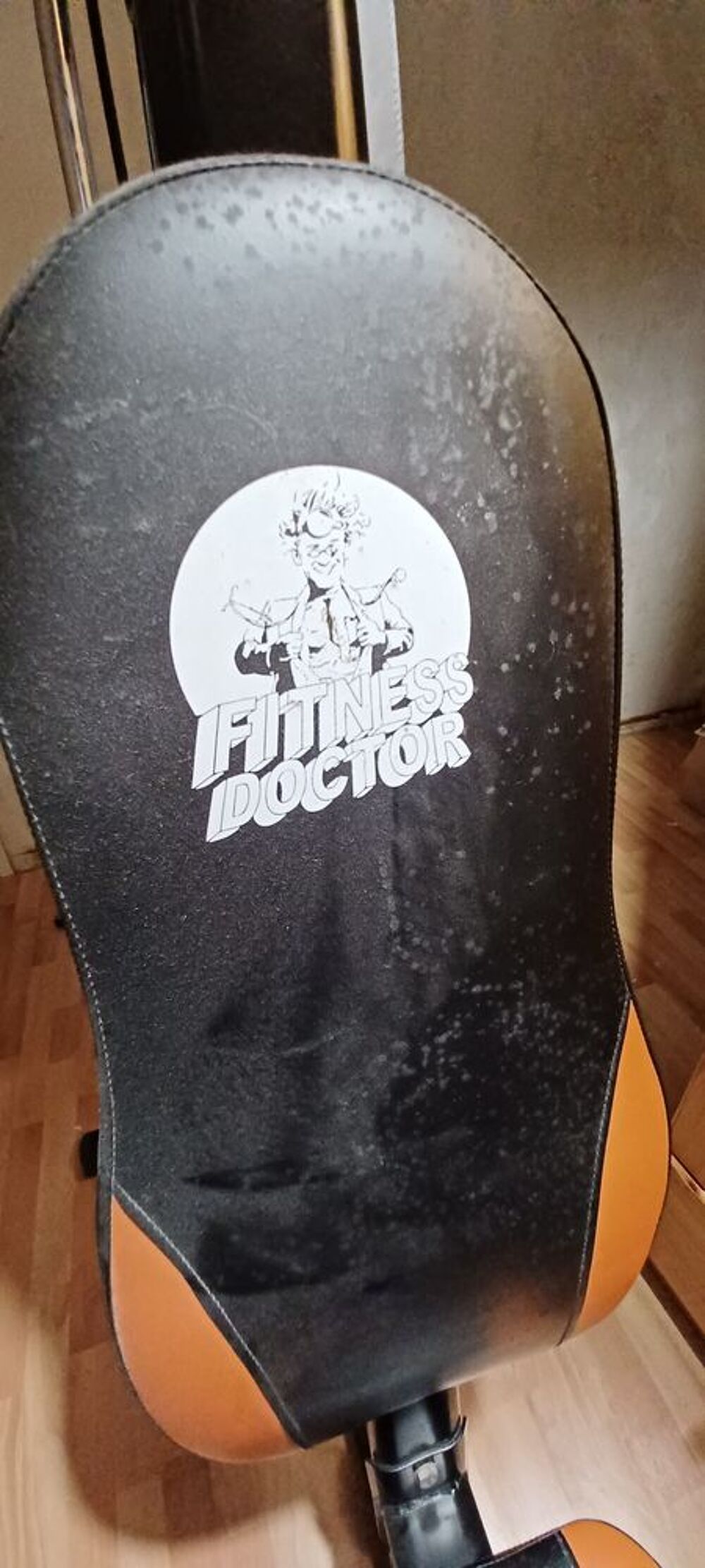 Appareil de Musculation Multifonction Noir et Orange Sports