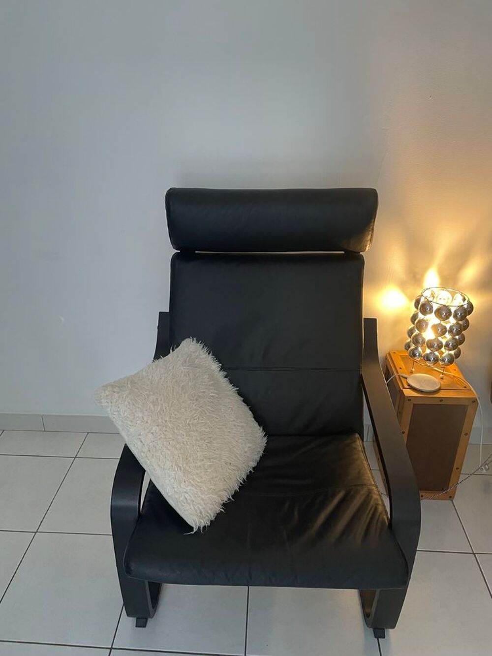 Fauteuil Poang en Cuir Meubles