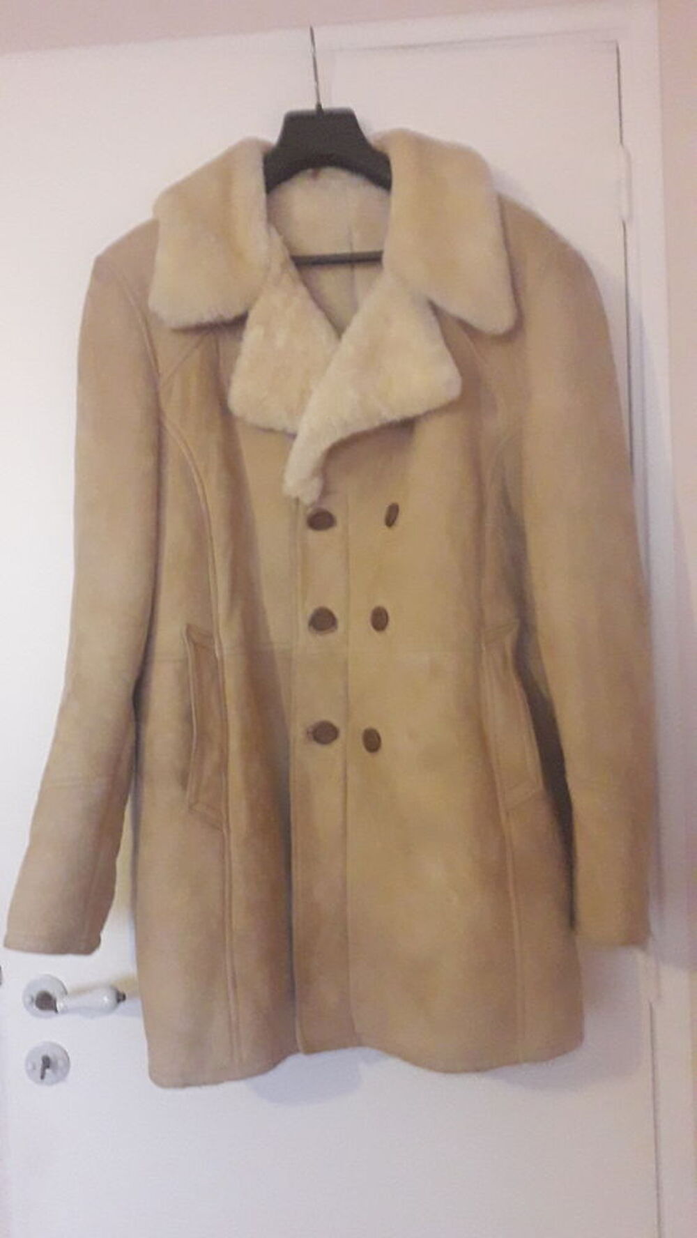 "Manteau homme en peau de mouton retourn&eacute;e Vêtements