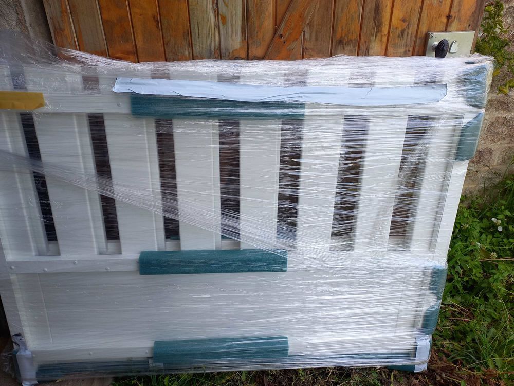 Portail battant en PVC Bricolage
