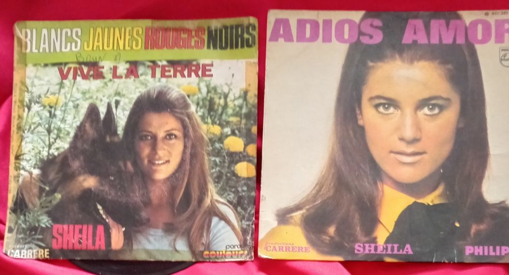 SHEILA / 19 X DISQUES VYNIL 45 TOURS CD et vinyles