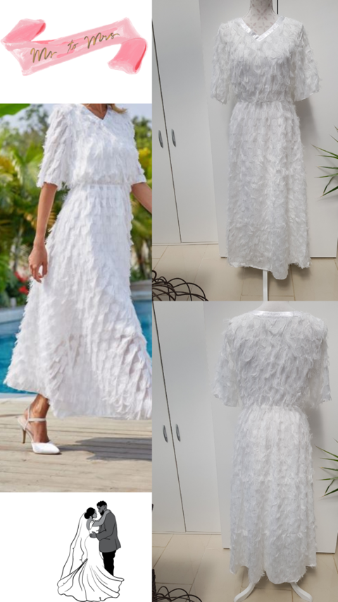 Robe De Marie Boho Boheme Blanche Plumes 55 Herserange (54)