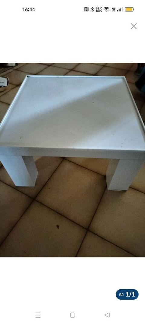 Table de salon en plexi blanche 40 Lunel (34)