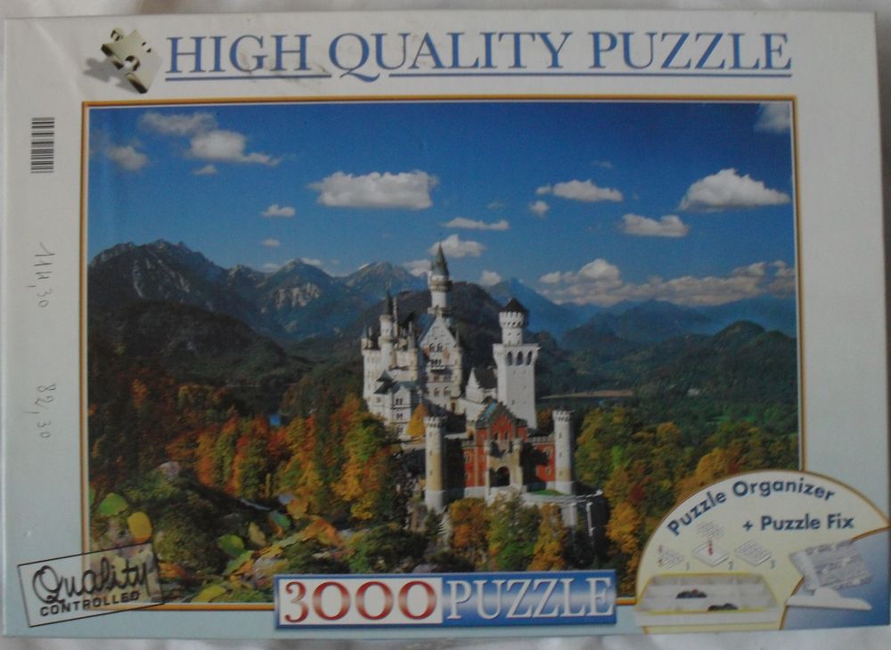 PUZZLE NEUF de 3 000 pi&egrave;ces sur le th&egrave;me Ch&acirc;teau Jeux / jouets