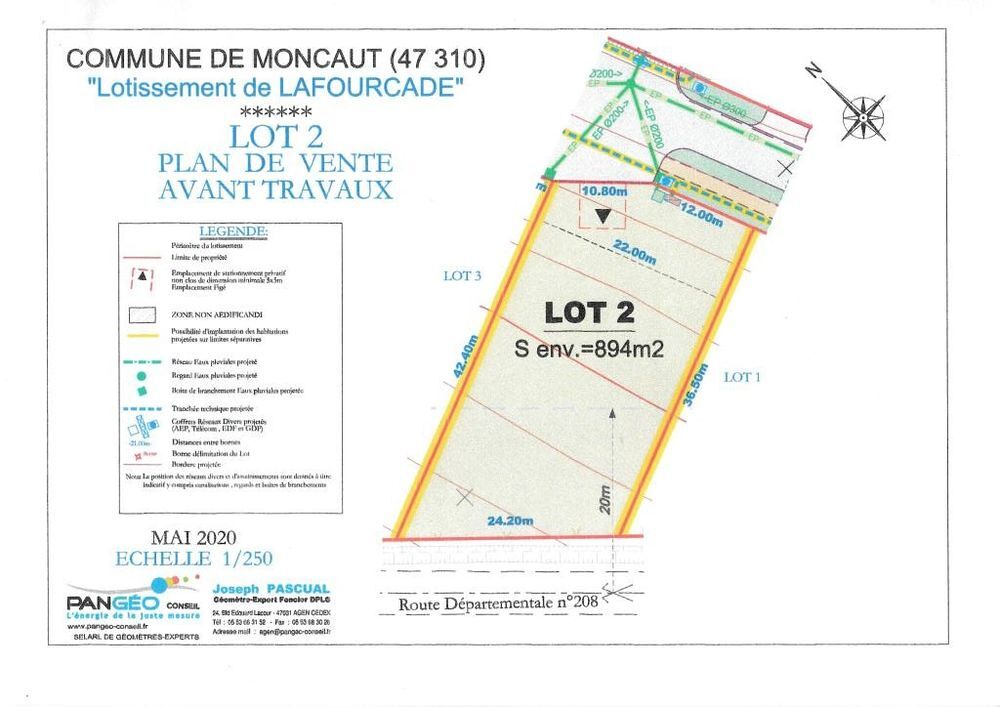 Vente Terrain Parcelle Moncaut