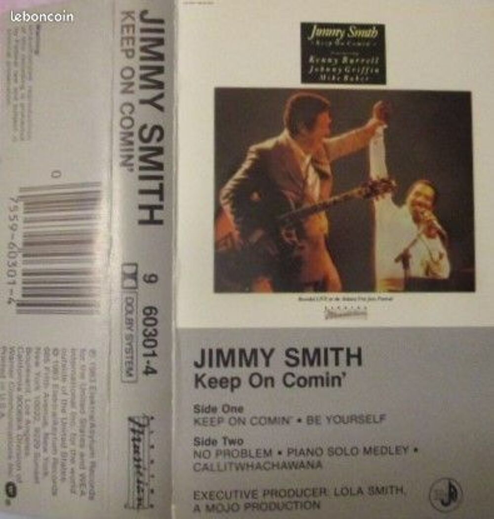 Cassette audio Jimmy Smith CD et vinyles