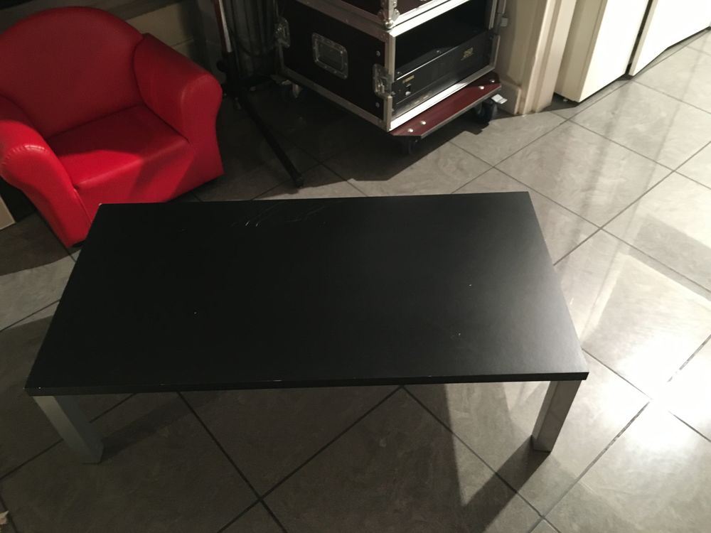 TABLE BASSE RECTANGULAIRE NOIRE Meubles