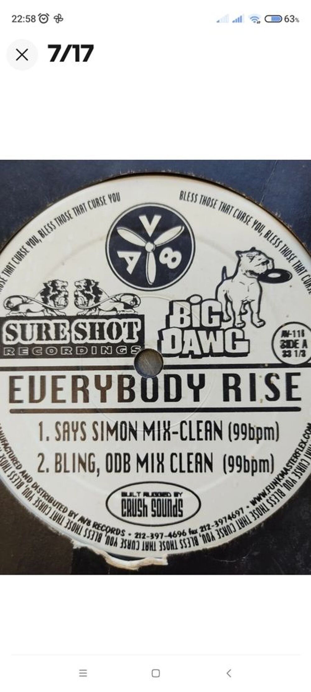 vinyl Rap US CD et vinyles