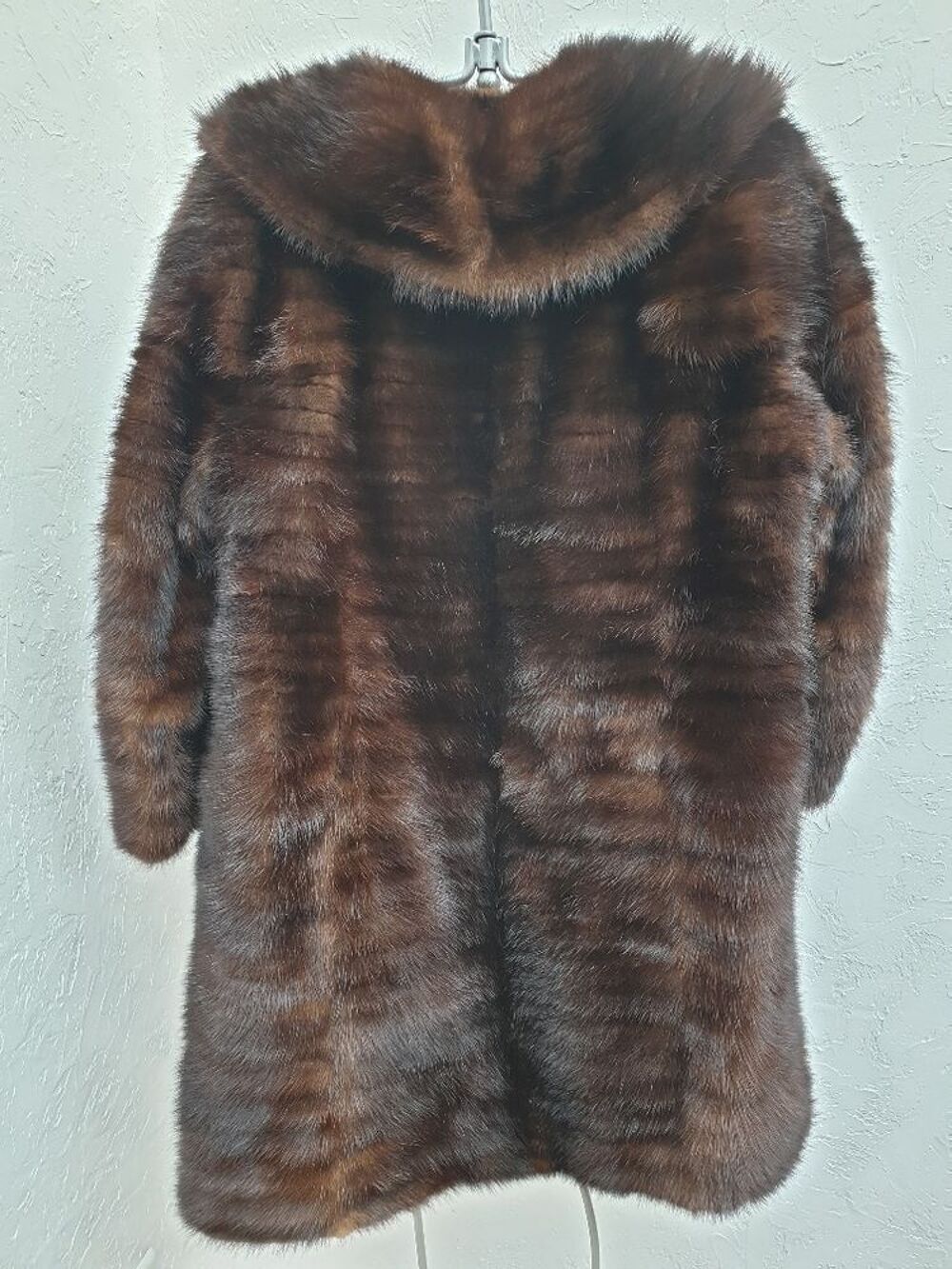 Longue veste en vison, Vintage Taille L Vêtements
