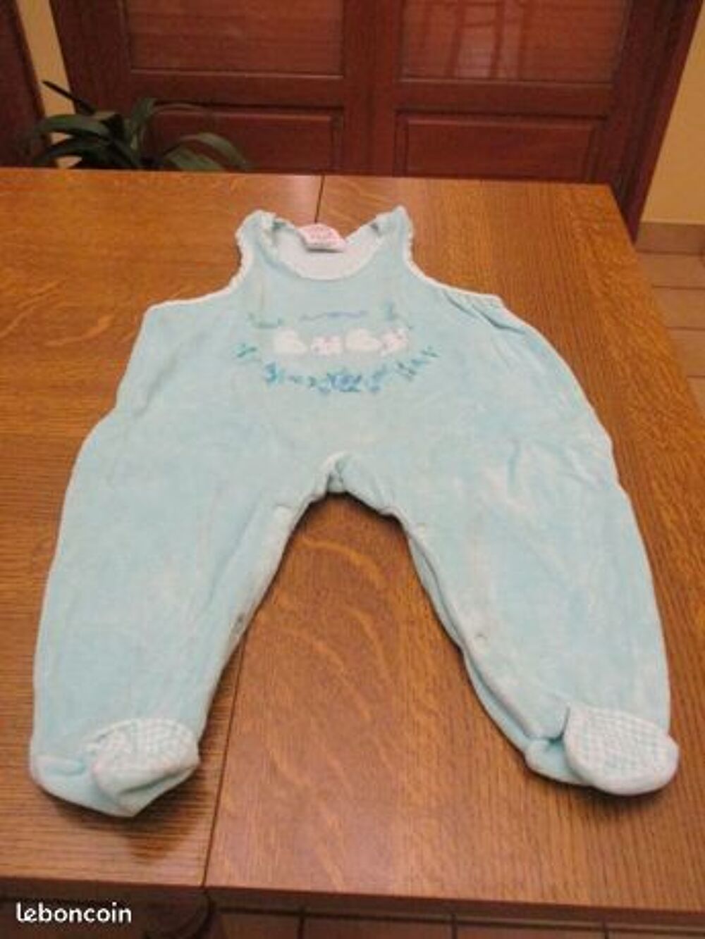 Pyjama sans manches vert 3/6 mois Vêtements enfants