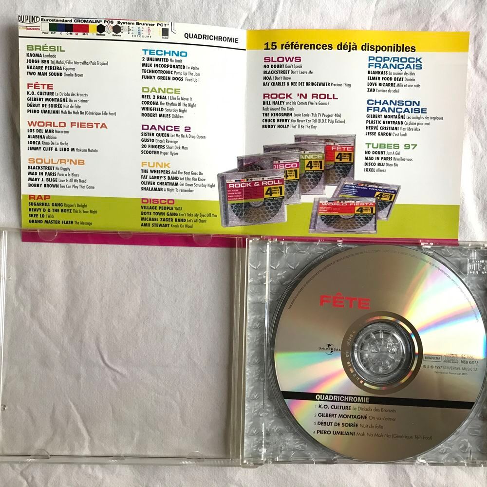CD F&ecirc;te Compilation CD et vinyles