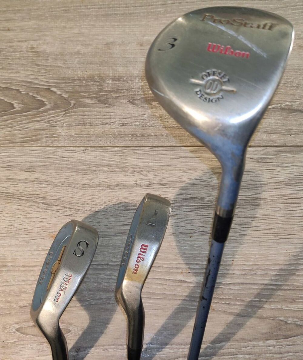 3 Clubs de Golf Wilson ProStaff Oversize en Graphite Femme Sports