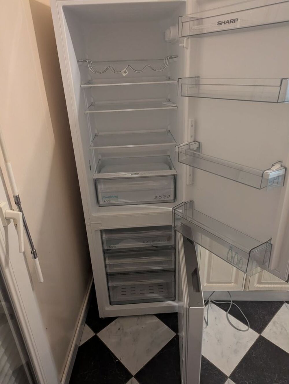 R&eacute;frig&eacute;rateur cong&eacute;lateur blanc double porte Electroménager