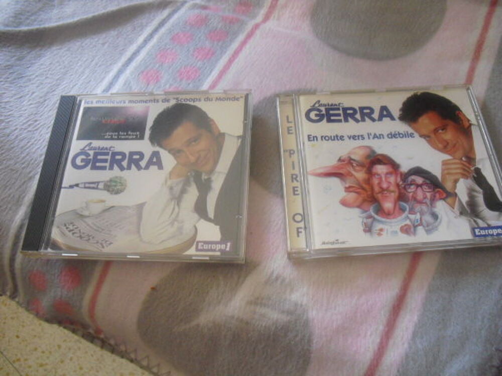 2 CD LAURENT GERRA &eacute;cout&eacute; 1 FOIS CD et vinyles