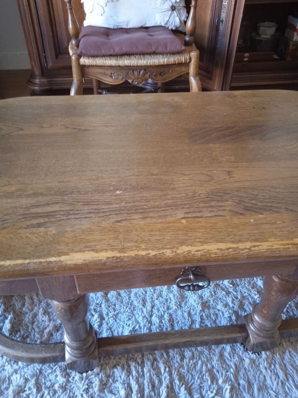 Table de salon ch&ecirc;ne Meubles