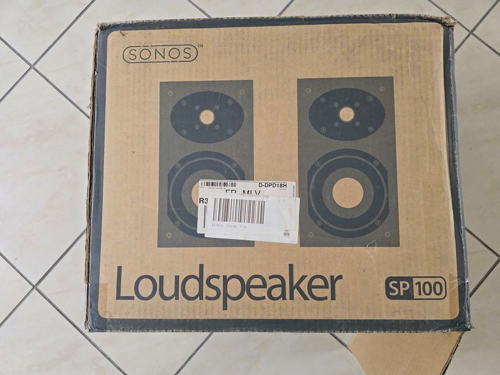 ENCEINTES SONOS LOUDSPEAKER SP100 Audio et hifi