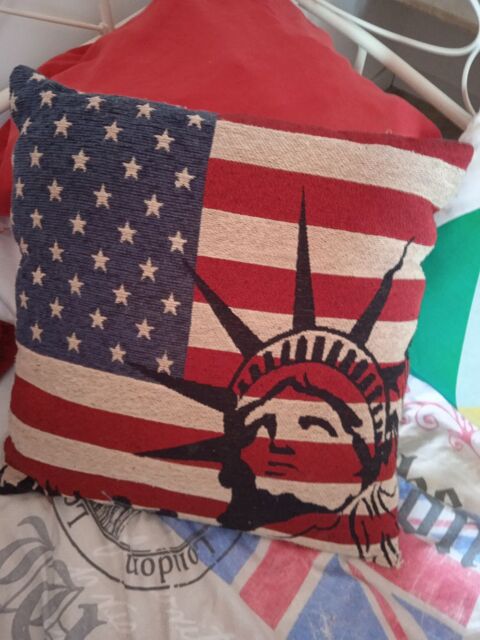 coussin dcoratif motifs USA 30*30 CM 6 Le Page-de-Roussillon (38)