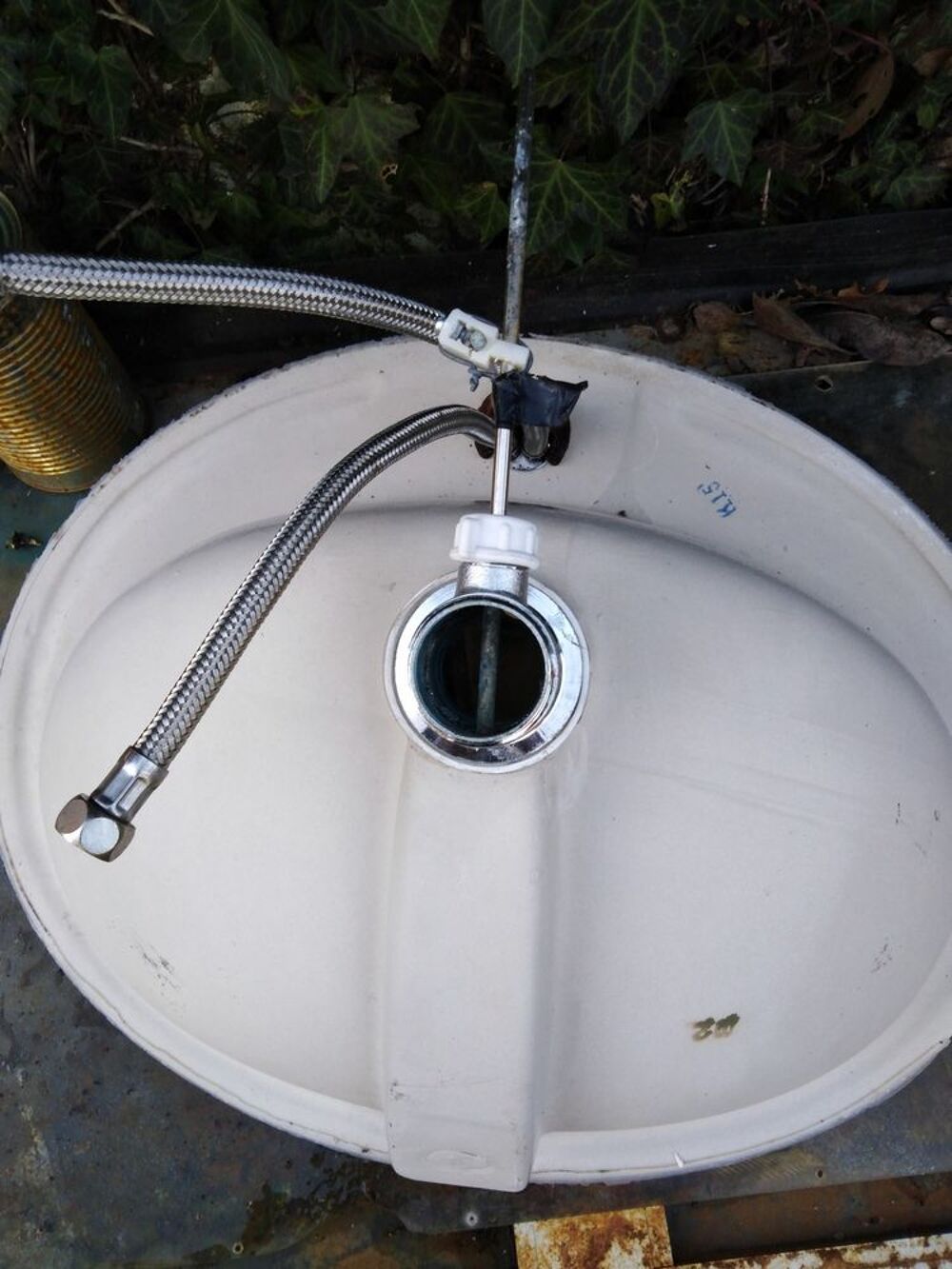 vasque fa&icirc;ence Salla d'Eau Bricolage