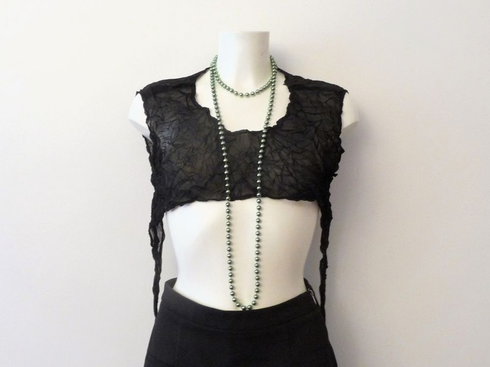 Collier/ Sautoir en Perles en Plastique Rondes Vert Brillant Bijoux et montres