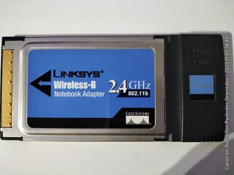 Adaptateur Notebook Linksys Wireless-B 2,4 Ghz 7 Canet-en-Roussillon (66)