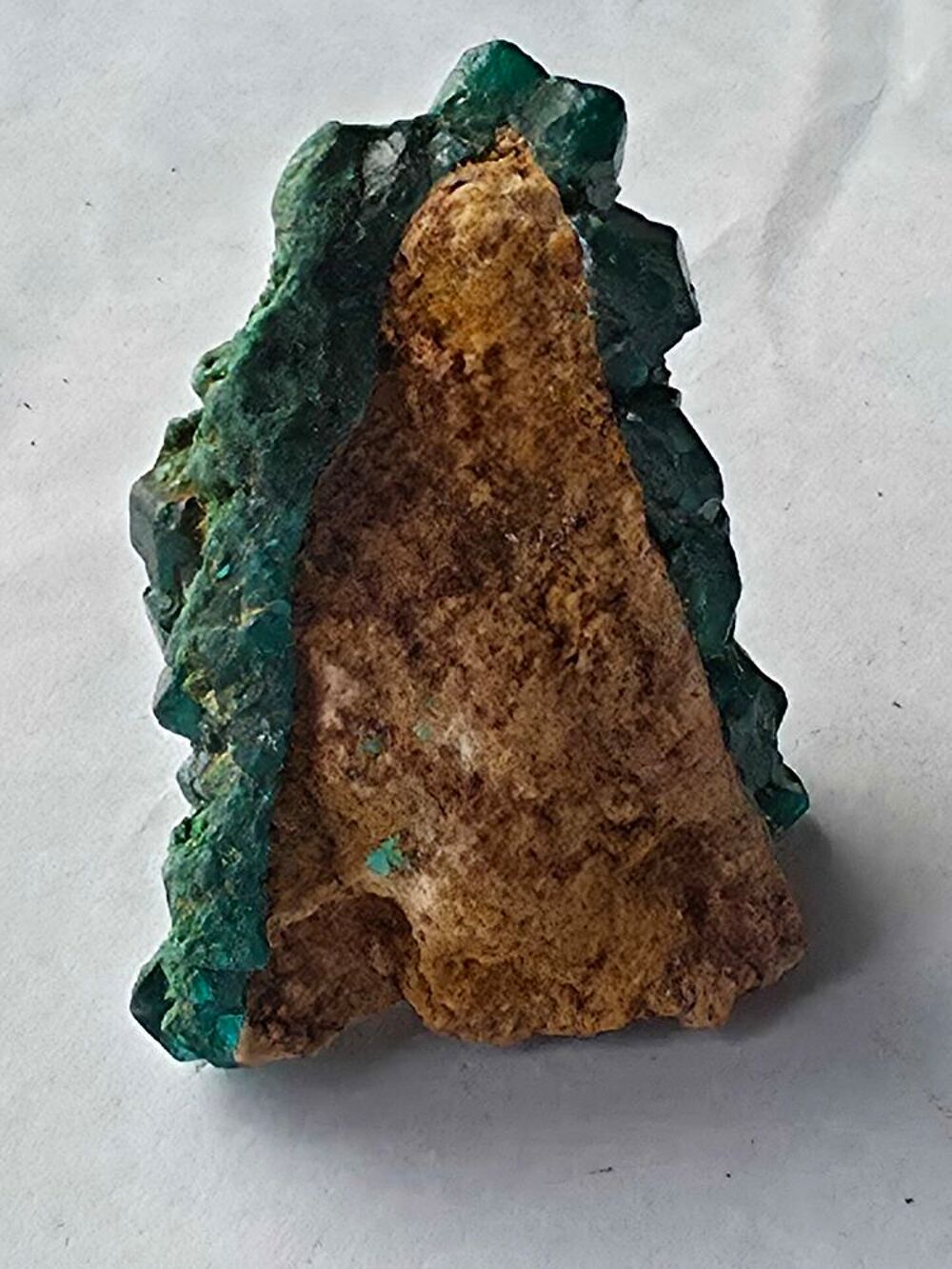 Pierre de collection Dioptase 43g-Min&eacute;ral authentique Congo 