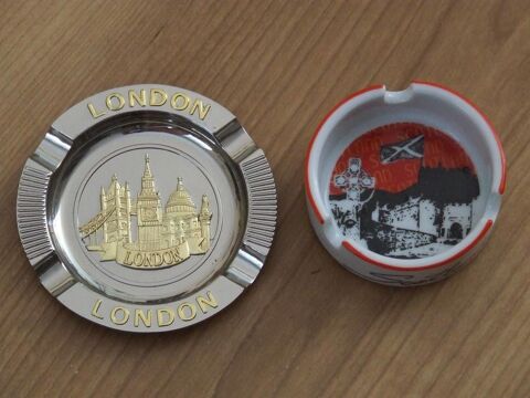 Cendrier métal et porcelaine de Londres, NEUFS 2 Bagnolet (93)