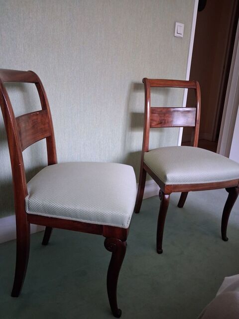 Lot de 2 chaises rembourr�es, style Empire 50 Saint-Germain-en-Laye (78)