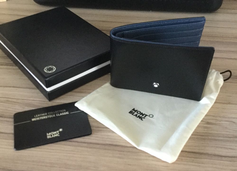 Portefeuille Mont-blanc homme Meisterst&uuml;ck neuf Maroquinerie