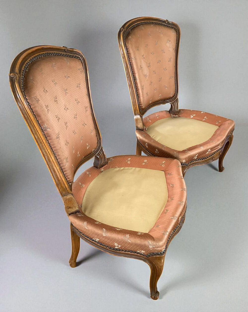 Vintage : ossatures de chaises enfant style Louis XV 
Meubles