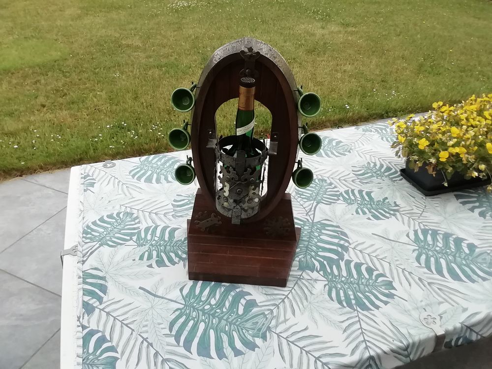 Service &agrave; liqueur rustique f&ecirc;te des p&egrave;res Cuisine