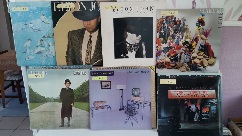 DISQUES VINYLS D ' ELTON JOHN CD et vinyles