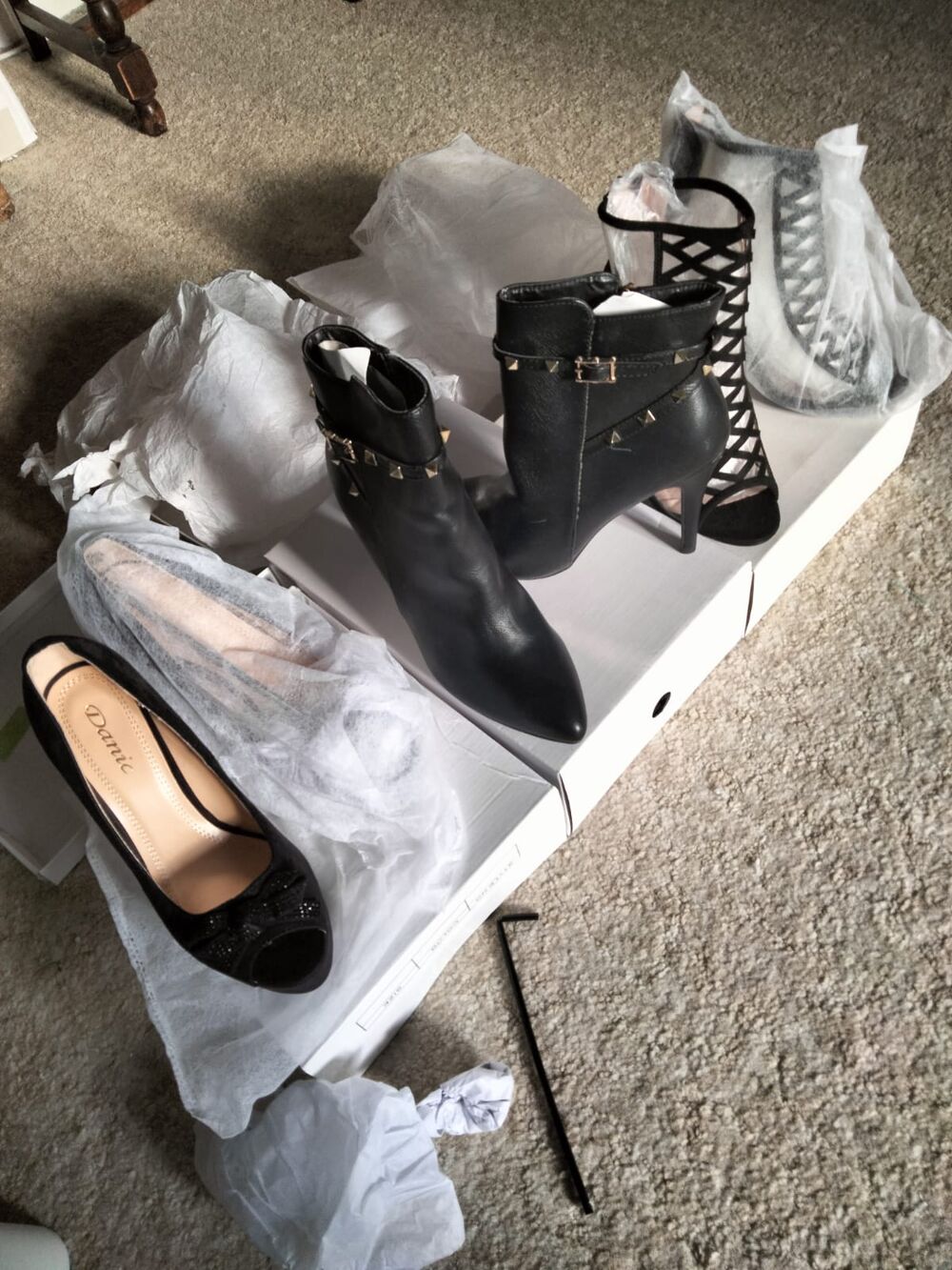 3 Paires Chaussures Femme Escarpins, Chaussures