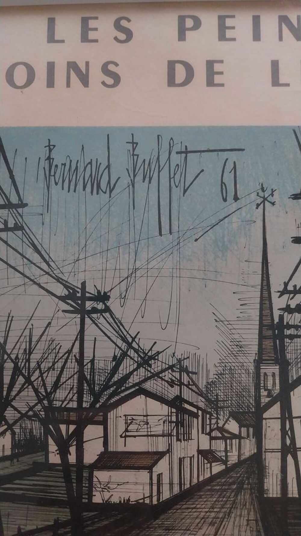 Lithographie BERNARD BUFFET (Charles sorlier) 