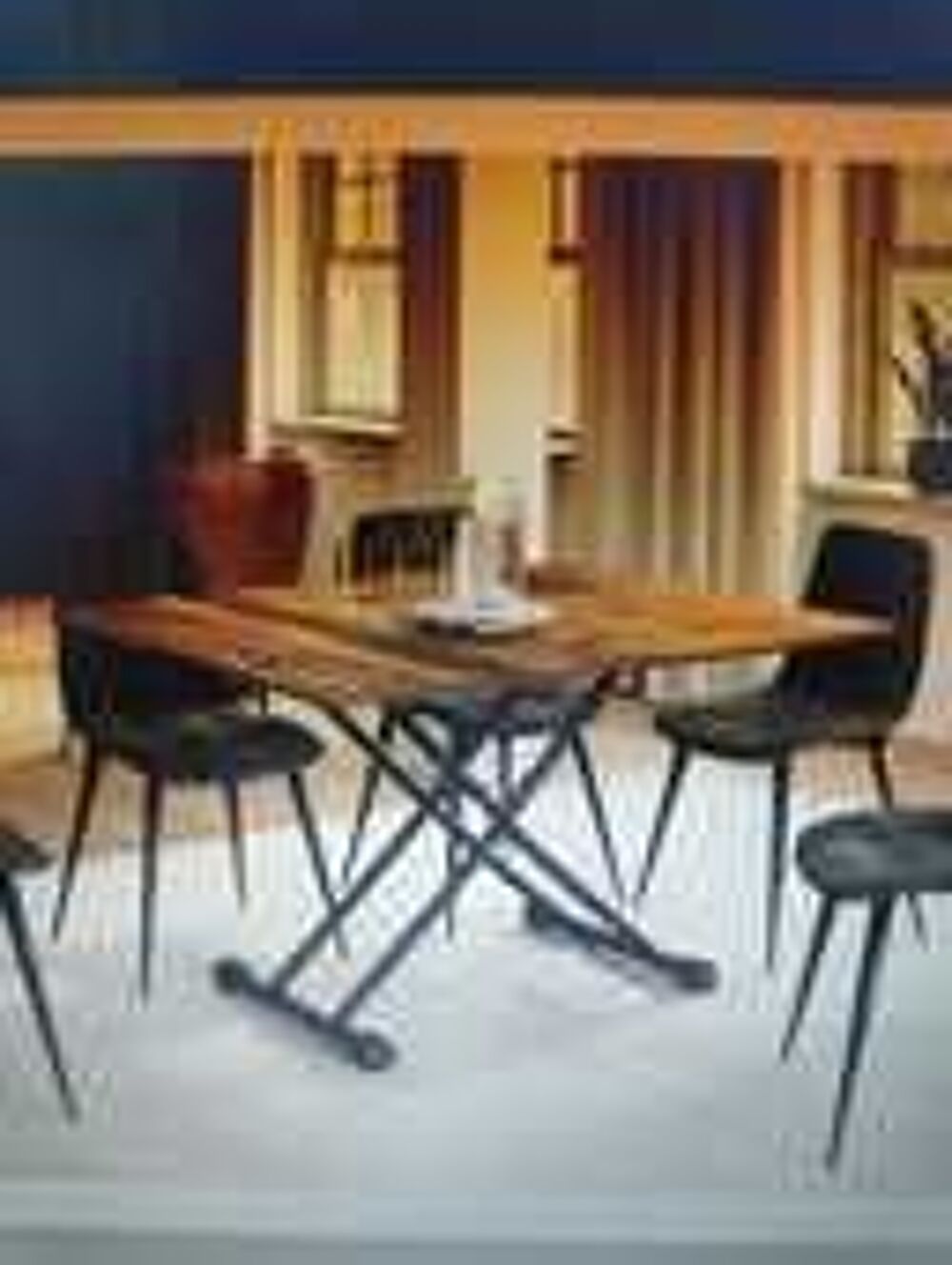 Table basse extensible relevable table &agrave; manger Meubles
