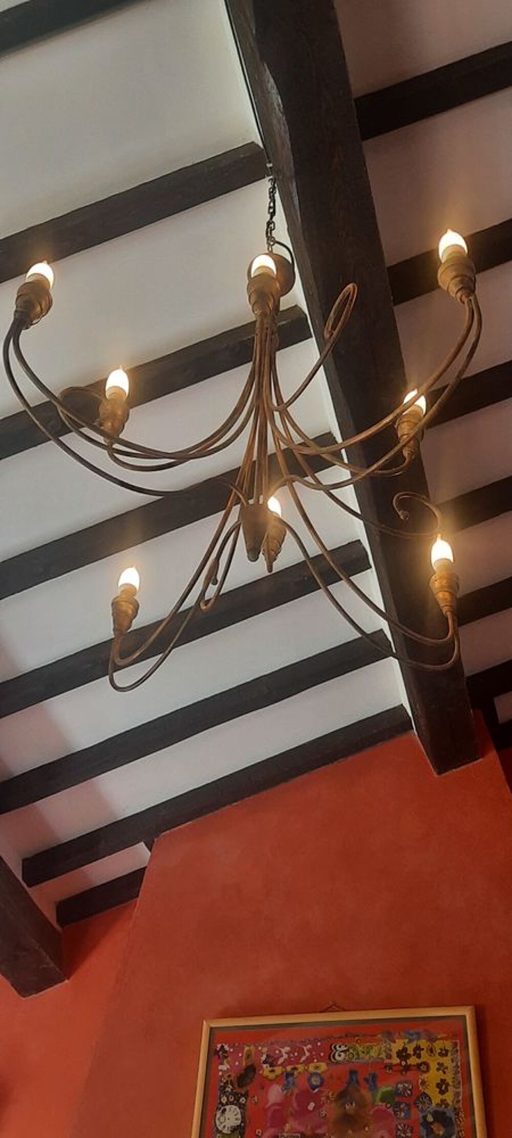 LUSTRE EN CUIVRE Décoration
