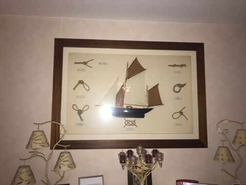 Tableau Voilier et Noeuds Marins 100 Chtellerault (86)