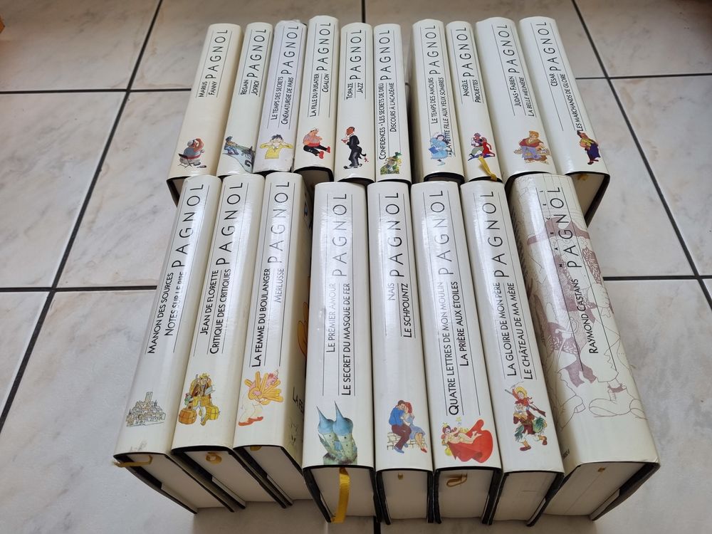 Marcel Pagnol. 36 Romans en 18 volumes. 1990-1992. TBE Livres et BD