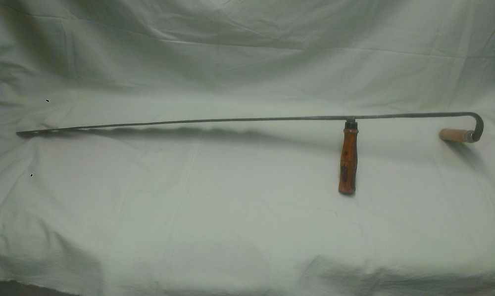 Couteau &agrave; foin fin 19&egrave;me acier forg&eacute; Dcoration
