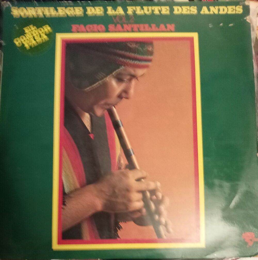 FACIO SANTILLAN / FLUTE DES ANDES / DISQUE VYNIL 33 TOURS/ CD et vinyles