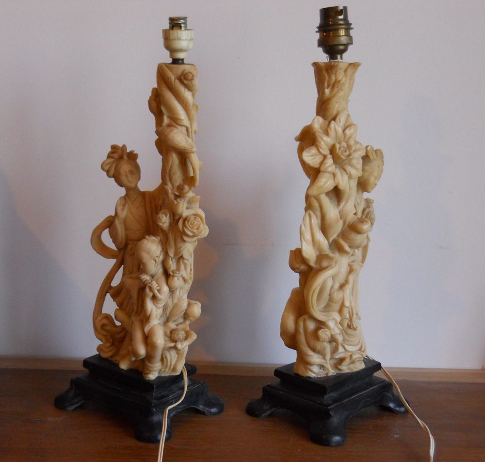 Deux Statuettes Japonaises Décoration