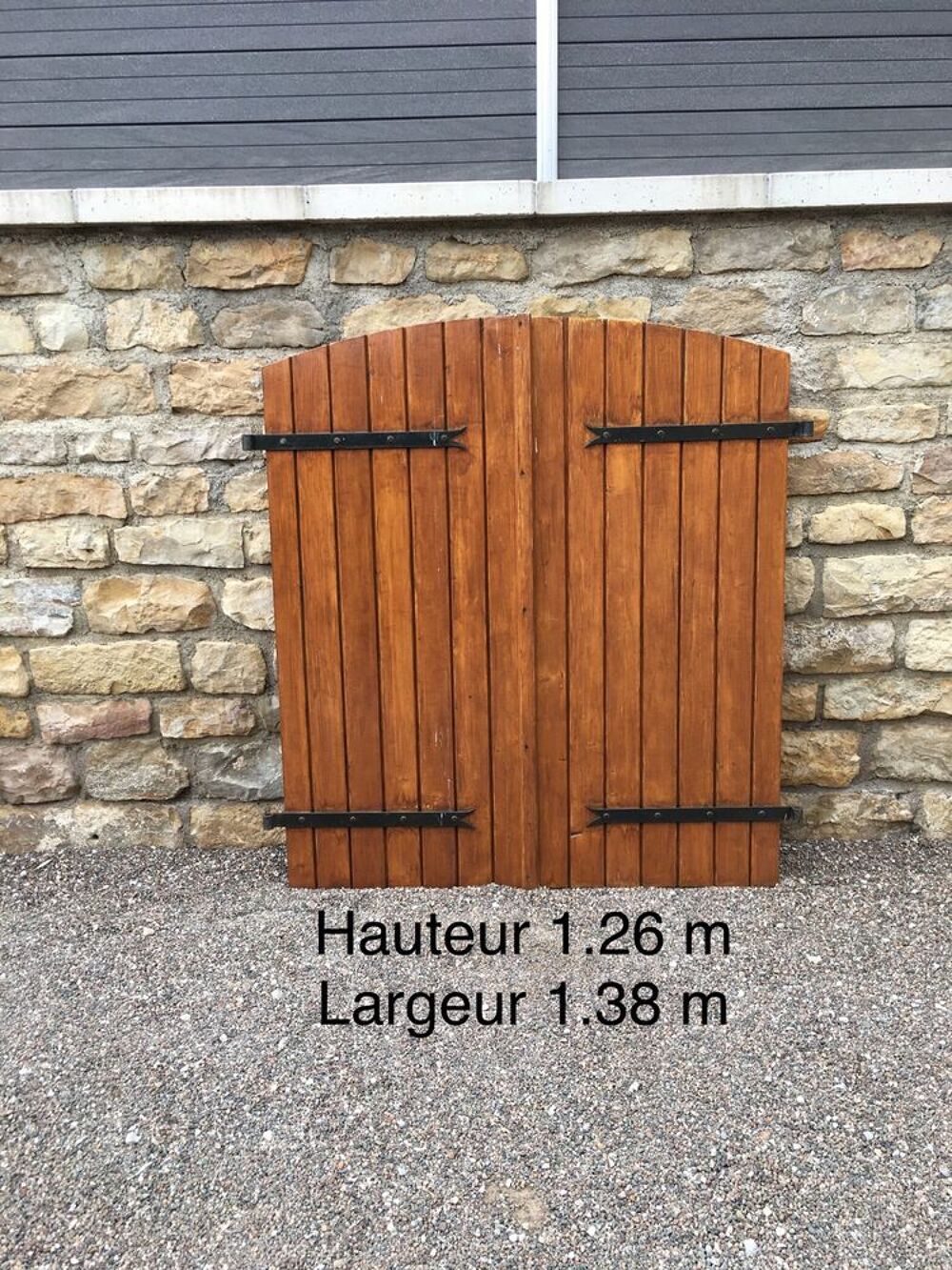 volet en sapin renforc&eacute; Bricolage