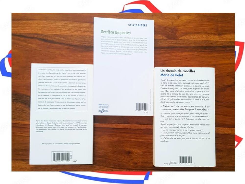 France, R&eacute;gions, Terroirs - Lot 3 romans Terre De Poche Livres et BD