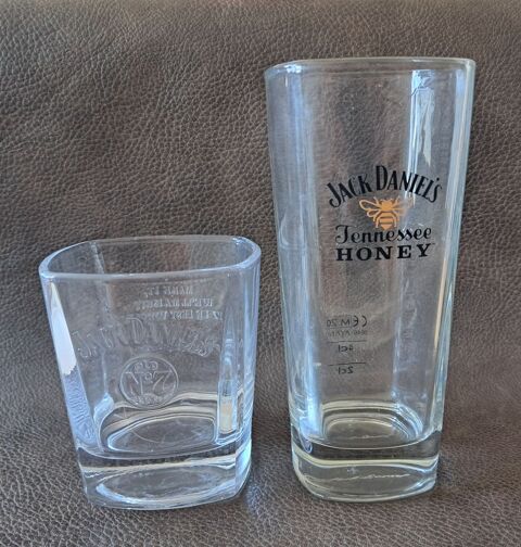 Lot de 2 verres à whisky Jack Daniel's Mauguio-Carnon-Plage (34)