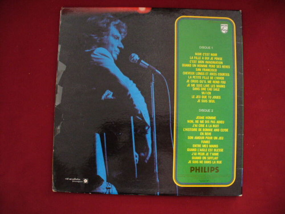 33 TOURS J H 2 DISQUES HALLYDAY 24 SUPER SUCC&Egrave;S CD et vinyles